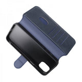 Rvelon iPhone 15 Plus Etui 4 Kortlomme MagSafe Blå