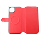 Rvelon iPhone 15 Plus Etui 4 Kortlomme MagSafe Rød