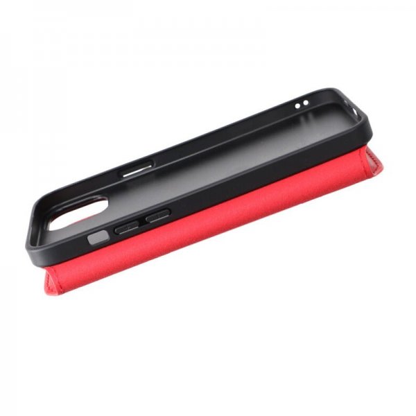 Rvelon iPhone 15 Plus Etui 4 Kortlomme MagSafe Rød