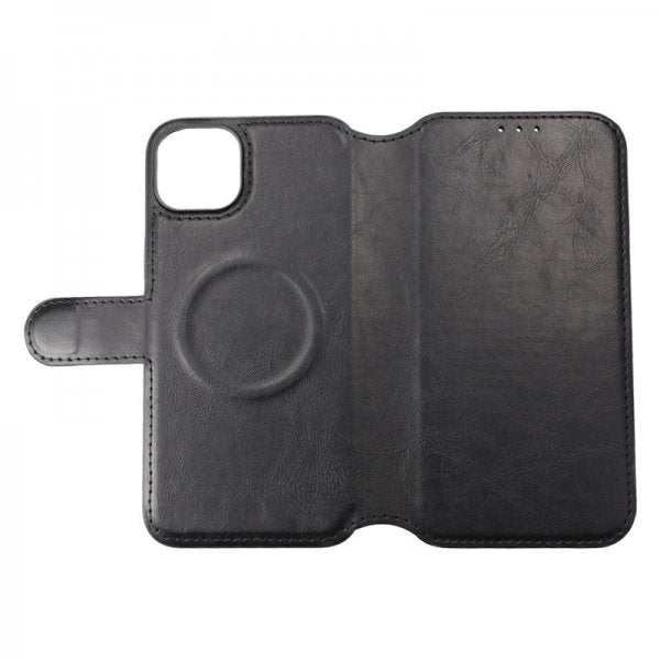 Rvelon iPhone 15 Plus Etui 4 Kortlomme MagSafe Svart