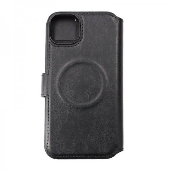 Rvelon iPhone 15 Plus Etui 4 Kortlomme MagSafe Svart