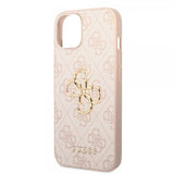 Guess iPhone 15 Plus Deksel 4G Logo Rosa