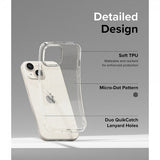 Ringke iPhone 15 Plus Deksel Air Glitter Clear