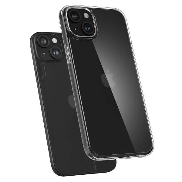 Spigen iPhone 15 Plus Deksel Air Skin Hybrid Crystal Clear