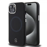 Mercedes Benz iPhone 15 Plus Deksel Bicolor MagSafe Svart