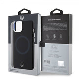 Mercedes Benz iPhone 15 Plus Deksel Bicolor MagSafe Svart