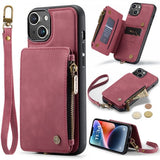 CaseMe iPhone 15 Plus Deksel C20 Series Röd