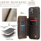 CaseMe iPhone 15 Plus Deksel C20 Series Kaffe