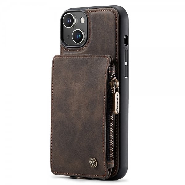 CaseMe iPhone 15 Plus Deksel C20 Series Kaffe