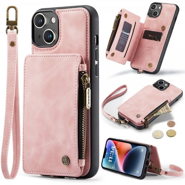 CaseMe iPhone 15 Plus Deksel C20 Series Rosa