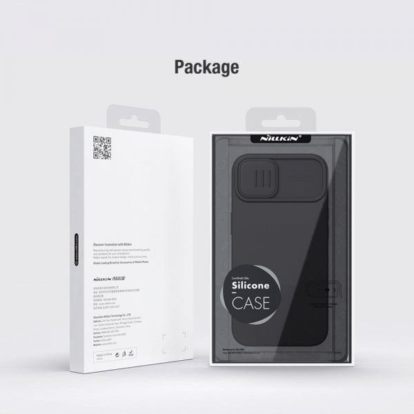 Nillkin iPhone 15 Plus Deksel CamShield Silky Blå