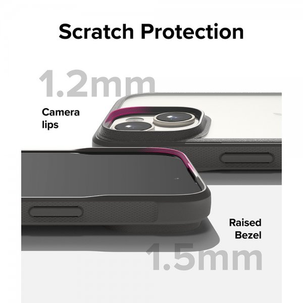 Ringke iPhone 15 Plus Deksel Fusion Bold Grå