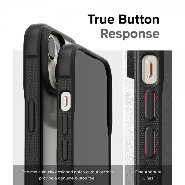 Ringke iPhone 15 Plus Deksel Fusion Bold Svart