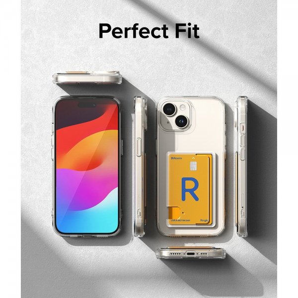 Ringke iPhone 15 Plus Deksel Fusion Card Clear