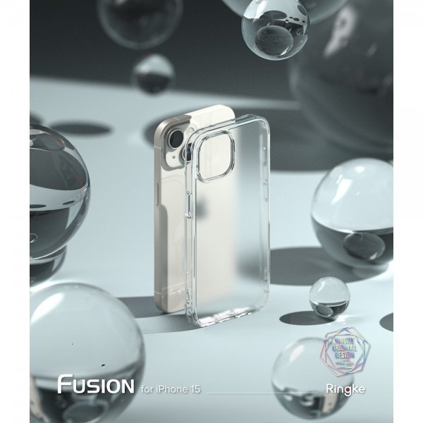 Ringke iPhone 15 Plus Deksel Fusion Matte Clear