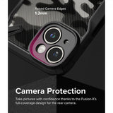 Ringke iPhone 15 Plus Deksel Fusion X Design Camo Black