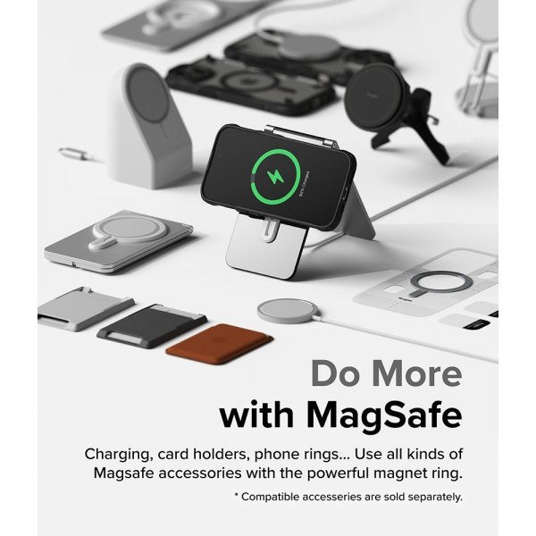 Ringke iPhone 15 Plus Deksel Fusion X Magnetic Matte Black