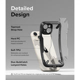 Ringke iPhone 15 Plus Deksel Fusion X Svart