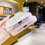 iPhone 15 Plus Deksel Glitter MagSafe Gul