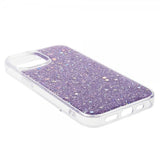 iPhone 15 Plus Deksel Glitterpaljetter Lilla