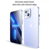 X-Level iPhone 15 Plus Deksel Herdet glass Blå