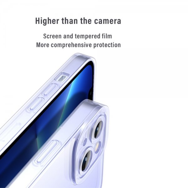 X-Level iPhone 15 Plus Deksel Herdet glass Blå