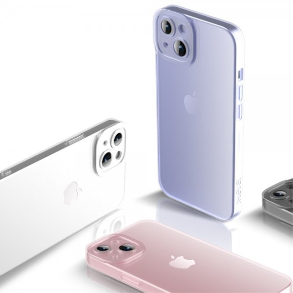 X-Level iPhone 15 Plus Deksel Herdet glass Blå