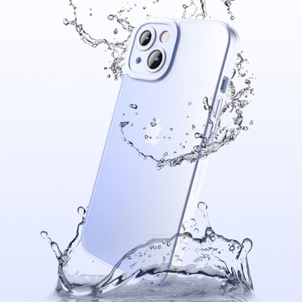X-Level iPhone 15 Plus Deksel Herdet glass Svart
