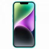 Mercury iPhone 15 Plus Deksel Jelly Glitter Cyan
