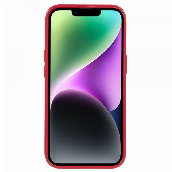 Mercury iPhone 15 Plus Deksel Jelly Glitter Magenta
