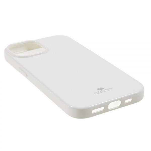 Mercury iPhone 15 Plus Deksel Jelly Glitter Hvit