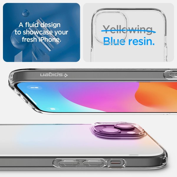 Spigen iPhone 15 Plus Deksel Liquid Crystal Crystal Clear