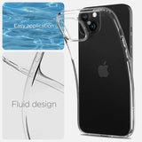 Spigen iPhone 15 Plus Deksel Liquid Crystal Crystal Clear