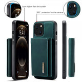 Dg.Ming iPhone 15 Plus Deksel M1 Series Avtakbart Kortholder Grønn