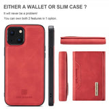 Dg.Ming iPhone 15 Plus Deksel M2 Series Avtakbart Kortholder Rød