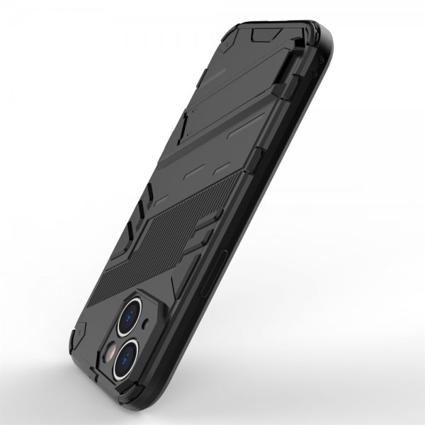 iPhone 15 Plus Deksel med Stativ Svart