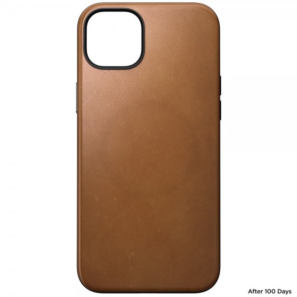 Nomad iPhone 15 Plus Deksel Modern Leather Case English Tan