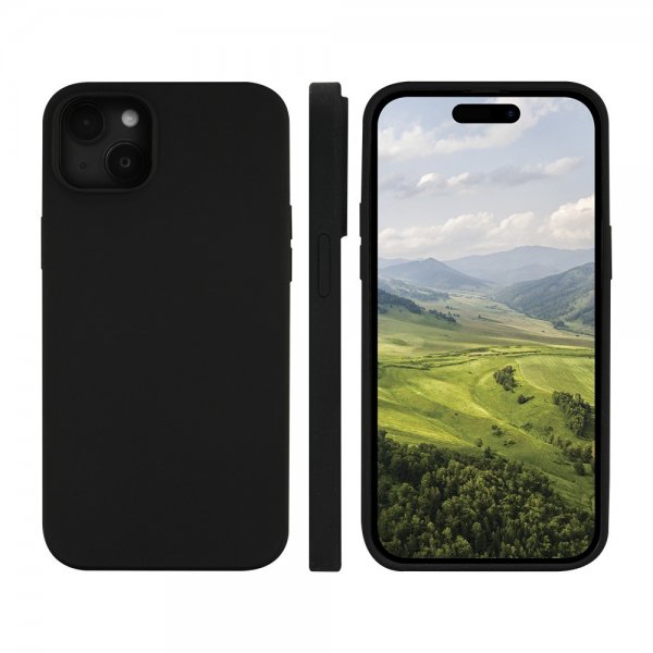 dbramante1928 iPhone 15 Plus Deksel Monaco MagSafe Night Black