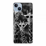 iPhone 15 Plus Deksel Motiv Sjiraffer