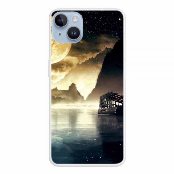 iPhone 15 Plus Deksel Motiv Måneskinn