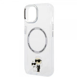 Karl Lagerfeld iPhone 15 Plus Deksel NFT Karl & Choupette Transparent