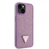 Guess iPhone 15 Plus Deksel Rhinestone Lilla