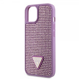 Guess iPhone 15 Plus Deksel Rhinestone Lilla