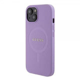 Guess iPhone 15 Plus Deksel Saffiano MagSafe Lilla