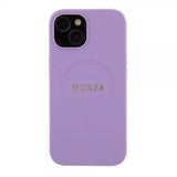 Guess iPhone 15 Plus Deksel Saffiano MagSafe Lilla