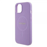 Guess iPhone 15 Plus Deksel Saffiano MagSafe Lilla