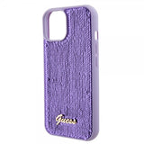 Guess iPhone 15 Plus Deksel Sequin Lilla