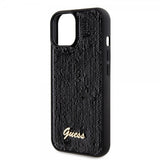 Guess iPhone 15 Plus Deksel Sequin Svart