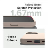 Ringke iPhone 15 Plus Deksel Silicone Magnetic Pink Sand