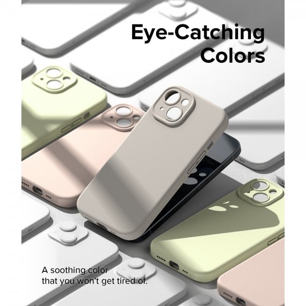 Ringke iPhone 15 Plus Deksel Silicone Magnetic Stone